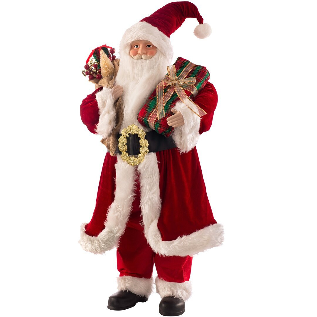 Standing Santa Claus Christmas Figurine