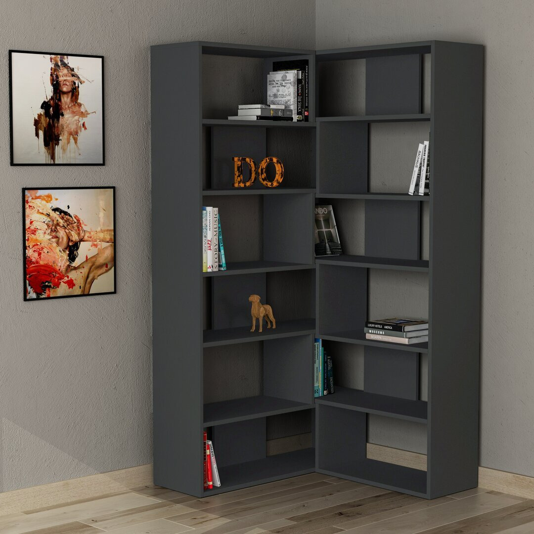 Amalda Corner Bookcase