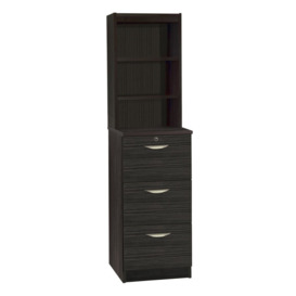 Jeremy 3 Drawer Filing Cabinet with Hutch