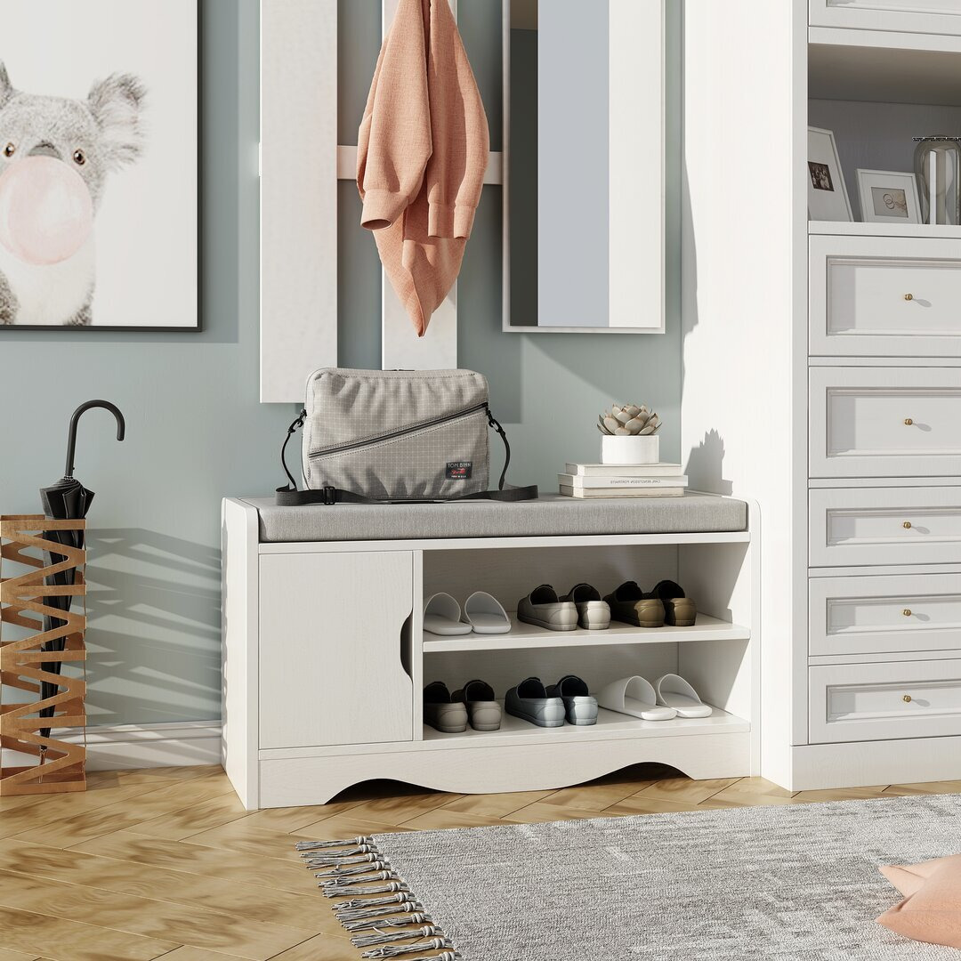 Rebrilliant 7 Pair Shoe Storage Cabinet