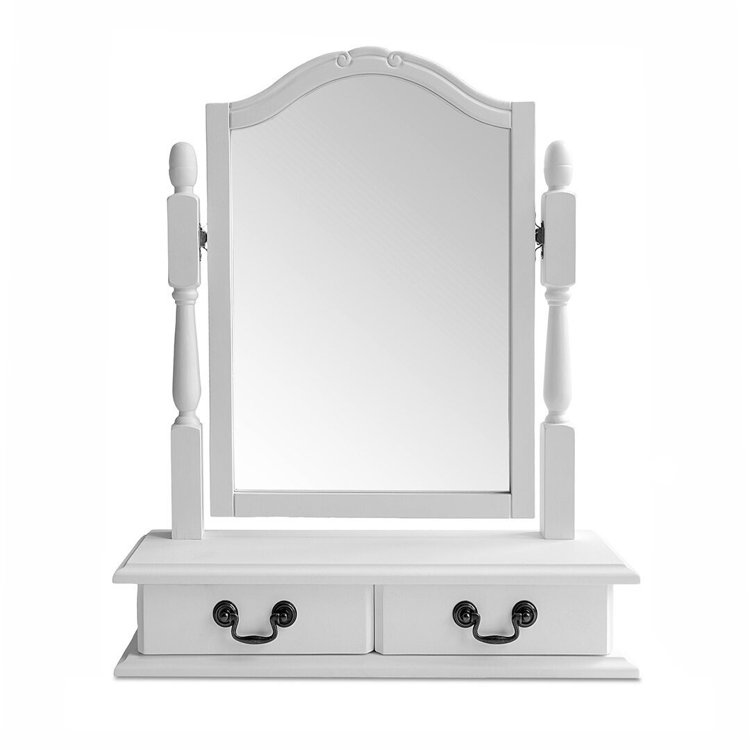 Lemaire Framed Mounts to Dresser Cheval Mirror