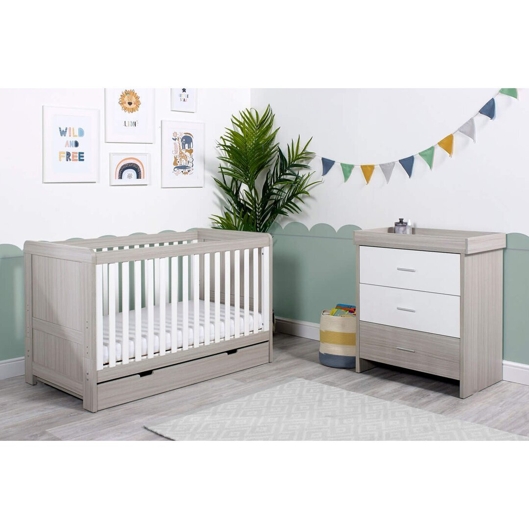 Pembrey Cot Bed 3-Piece Nursery Furniture Set