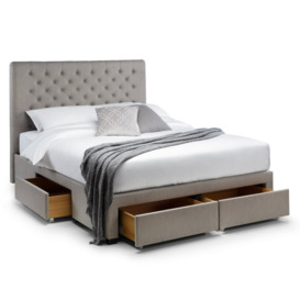 Deloss Upholstered Panel Bed with Mattress