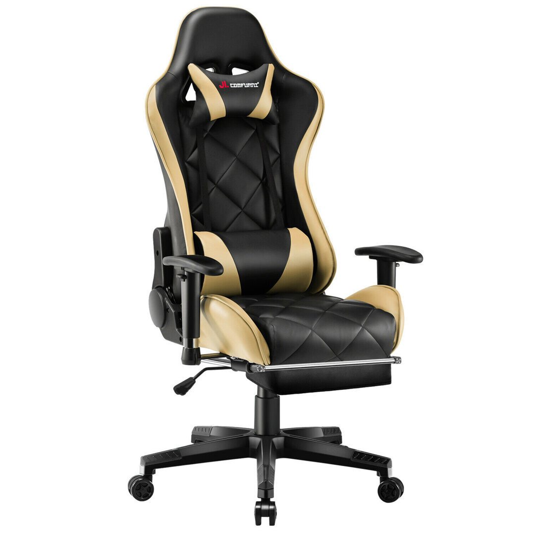 JL Comfurni High Back Swivel Racing Gaming