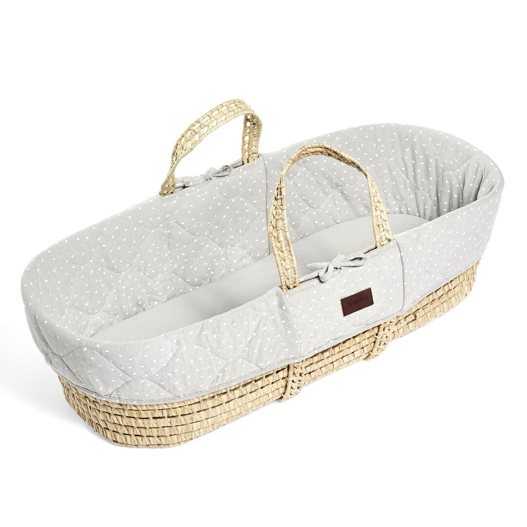 Printed Quilted Moses Basket