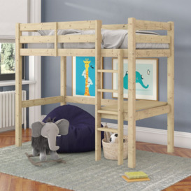 Luna High Sleeper Bunk Bed with Built-in-Desk