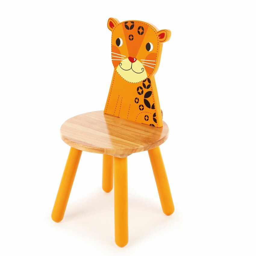 Jungle Leopard Children's Desk Chair