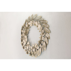 Victory wreath wall sculpture