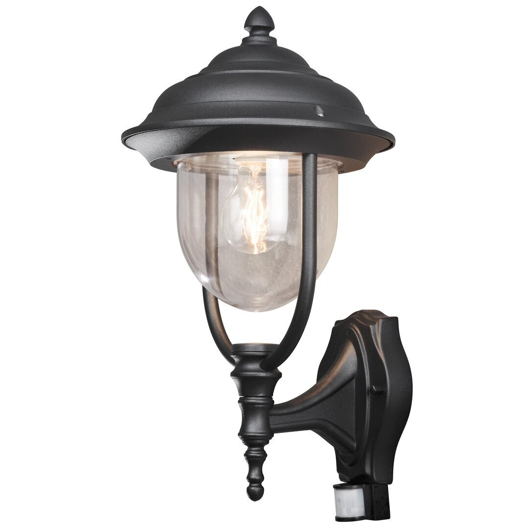Parma Modern Up 1 Light Outdoor Wall Lantern with Motion Sensor