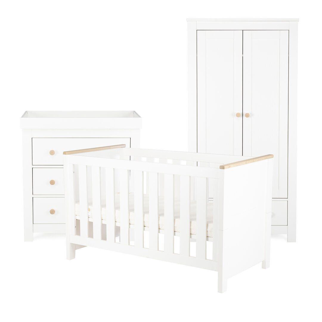 Aylesbury Cot Bed 3 Piece Nursery Furniture Set