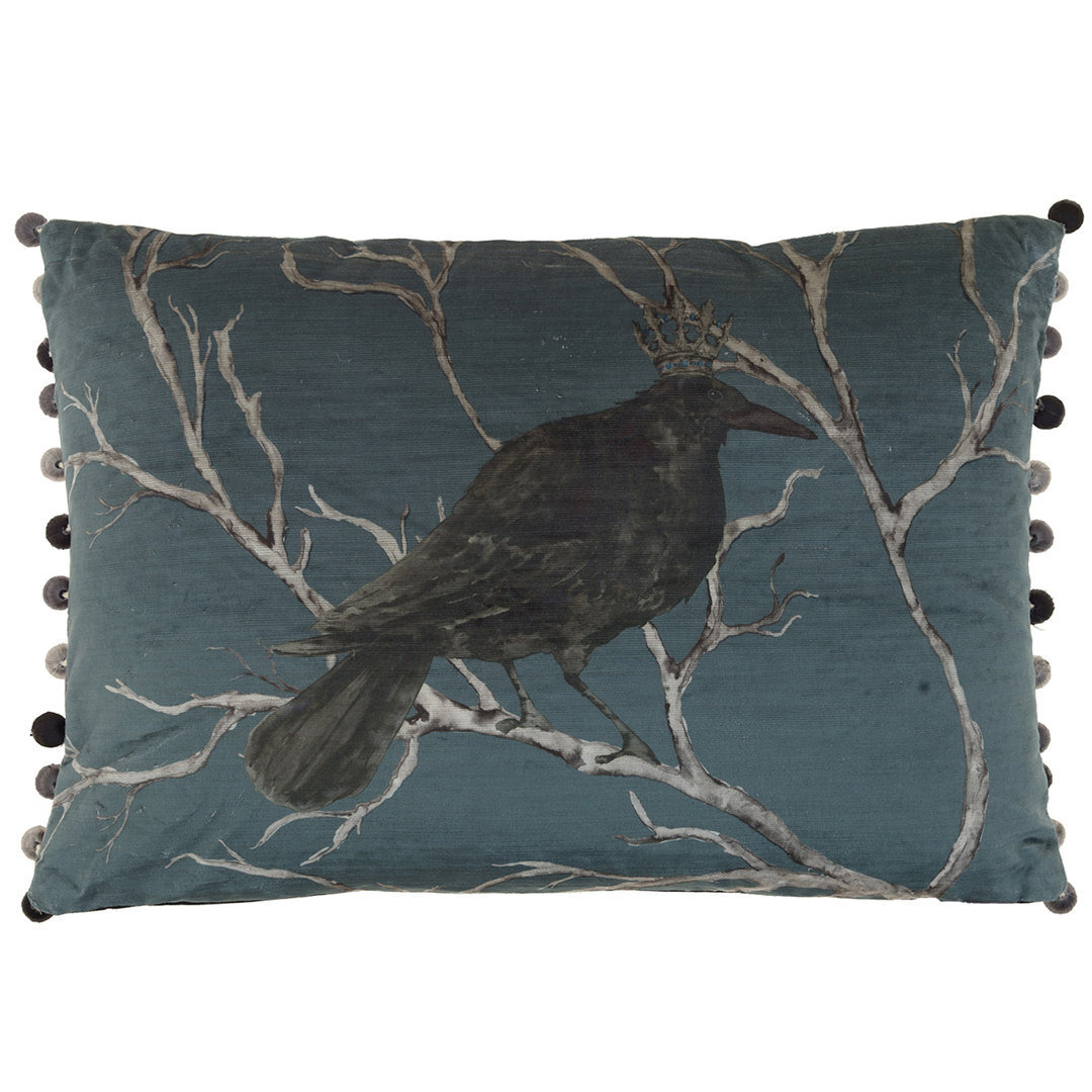 Monarch Feathers Rectangular Lumbar Cushion with Filling