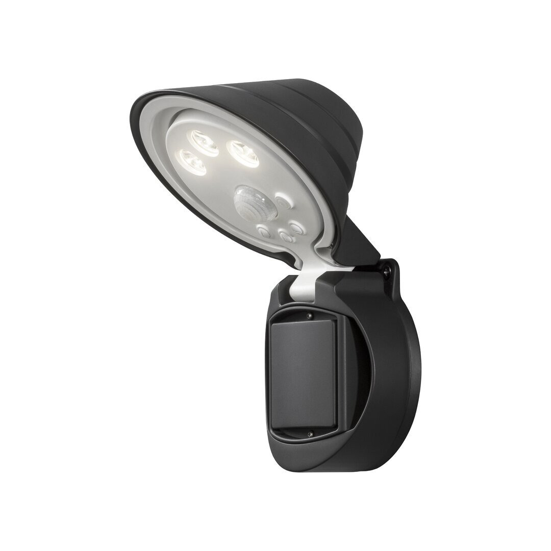 Prato 3-Light LED Outdoor Bulkhead Light with PIR Sensor