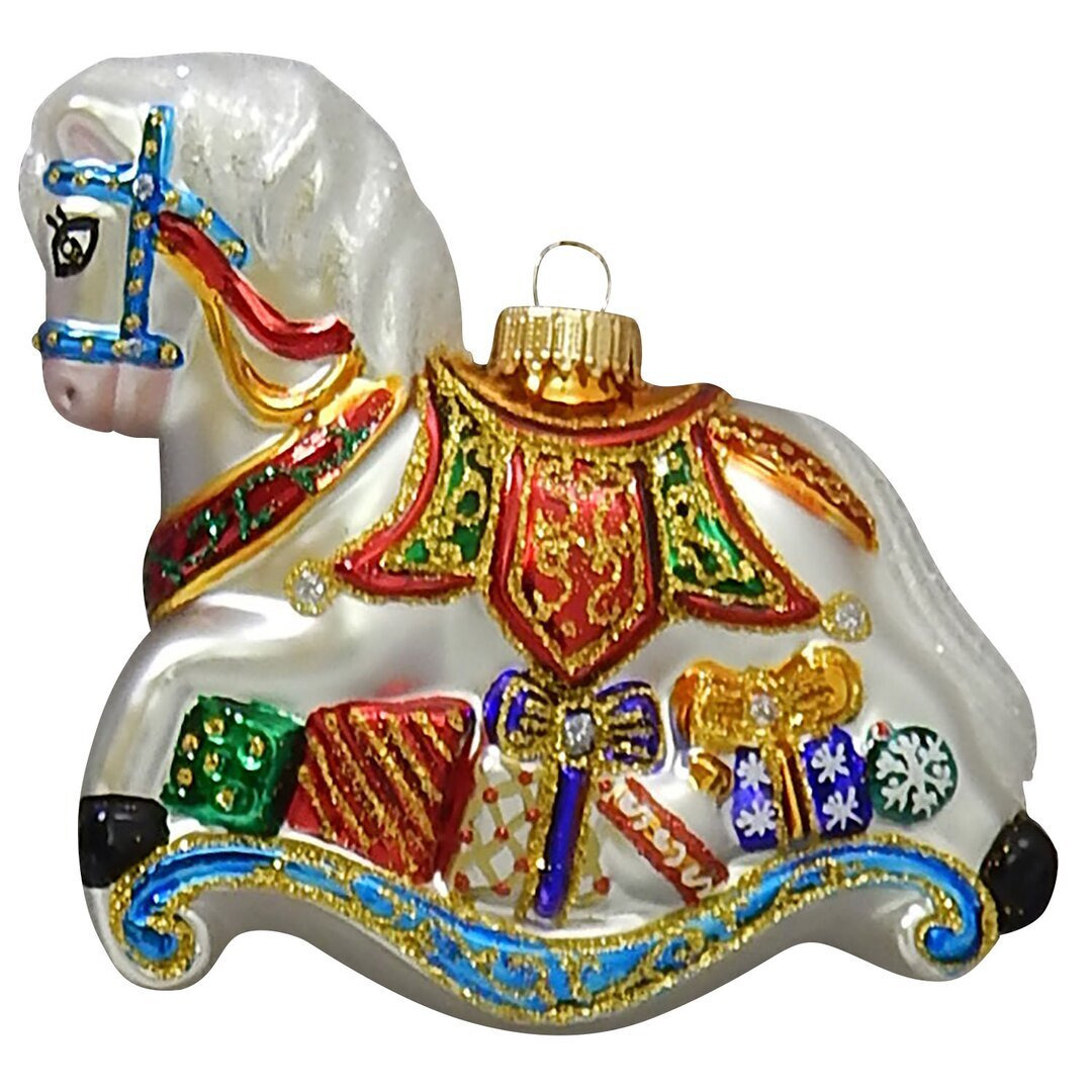 Rocking Horse Hanging Figurine Ornament