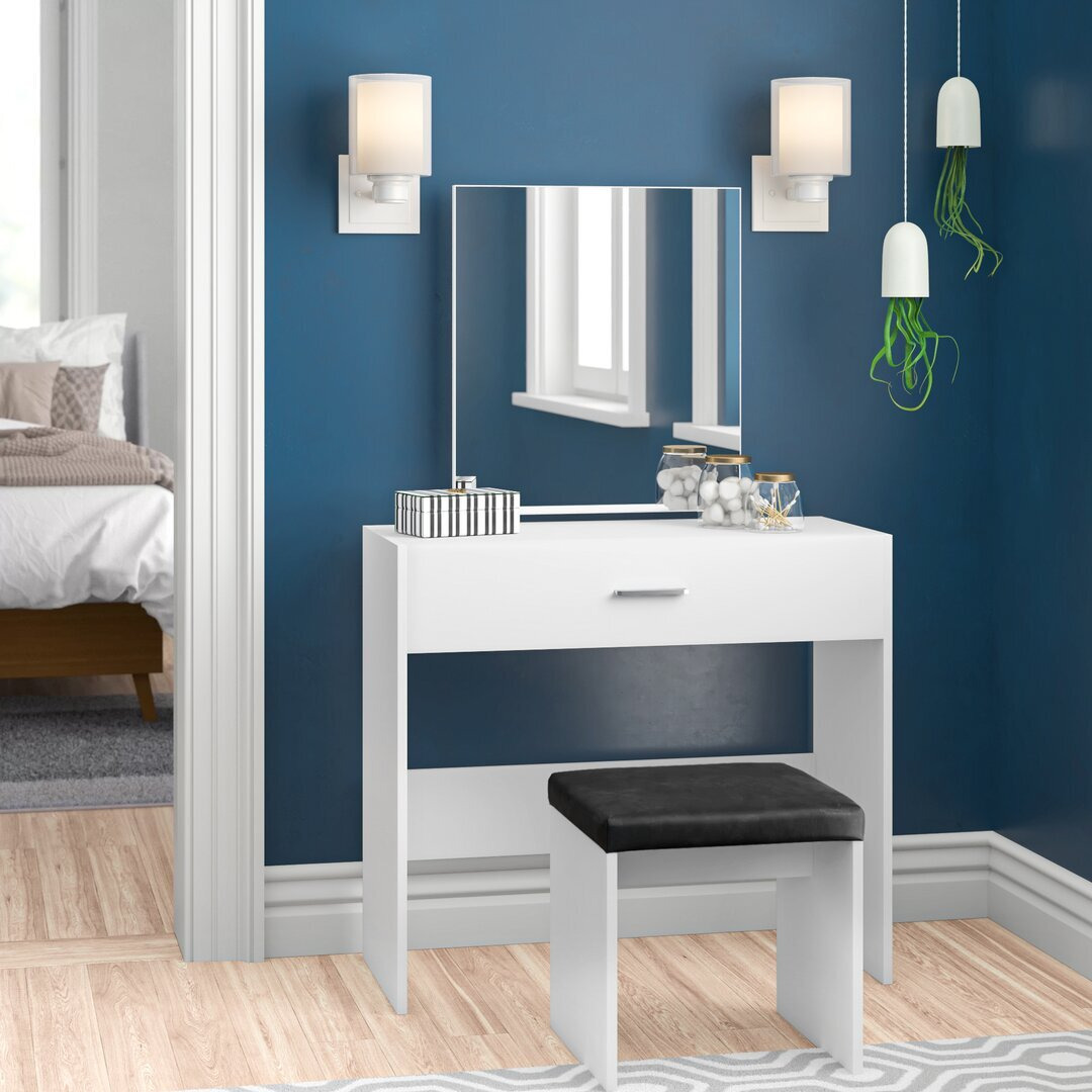 Pascal Dressing Table Set with Mirror