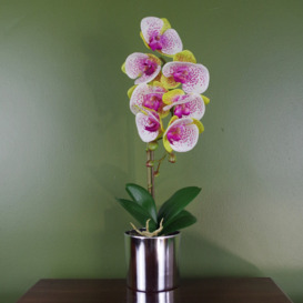 46Cm Orchid Artificial Flowering Plant in Pot