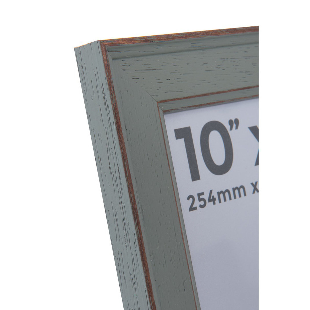 Wood Single Picture Frame in Gray