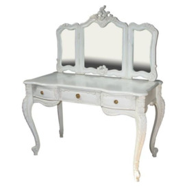 Rococo Dressing Table Set with Mirror