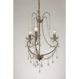 3-Light Candle Style Chandelier