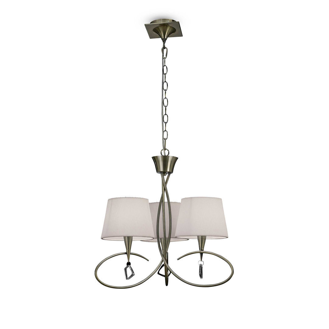 Eurich 3-Light Shaded Chandelier