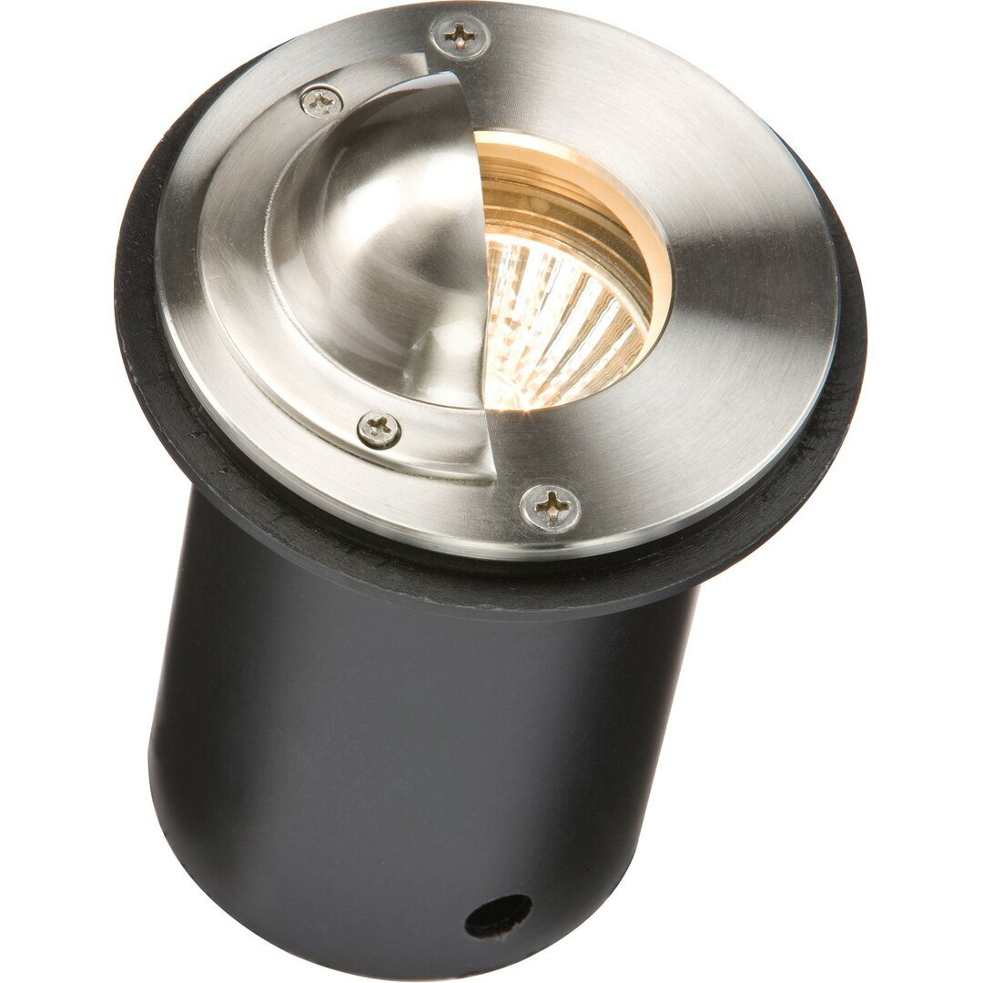 IP65 230V Round Stainless Steel Walkover Ground Light with Half-Lip Cover