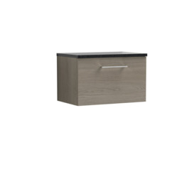 Arno 60.5Cm Wall Mounted Bathroom Vanity Base Only in Gey