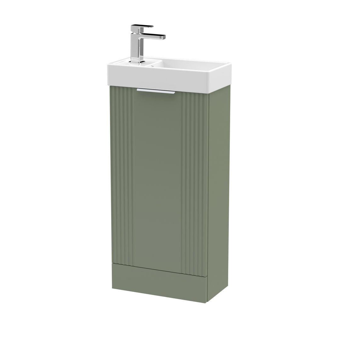 Deco Compact 400mm Free-Standing Cloakroom Vanity Unit