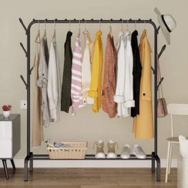 Drying Rack Metal Garment Rack Freestanding Hanger Bedroom