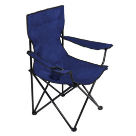 Folding Camping Chair - Lightweight Design With Cup Holder - Heavy Duty Camping Chair With Comfortable Design For Outdoor, Fishing, Picnics, And Trave