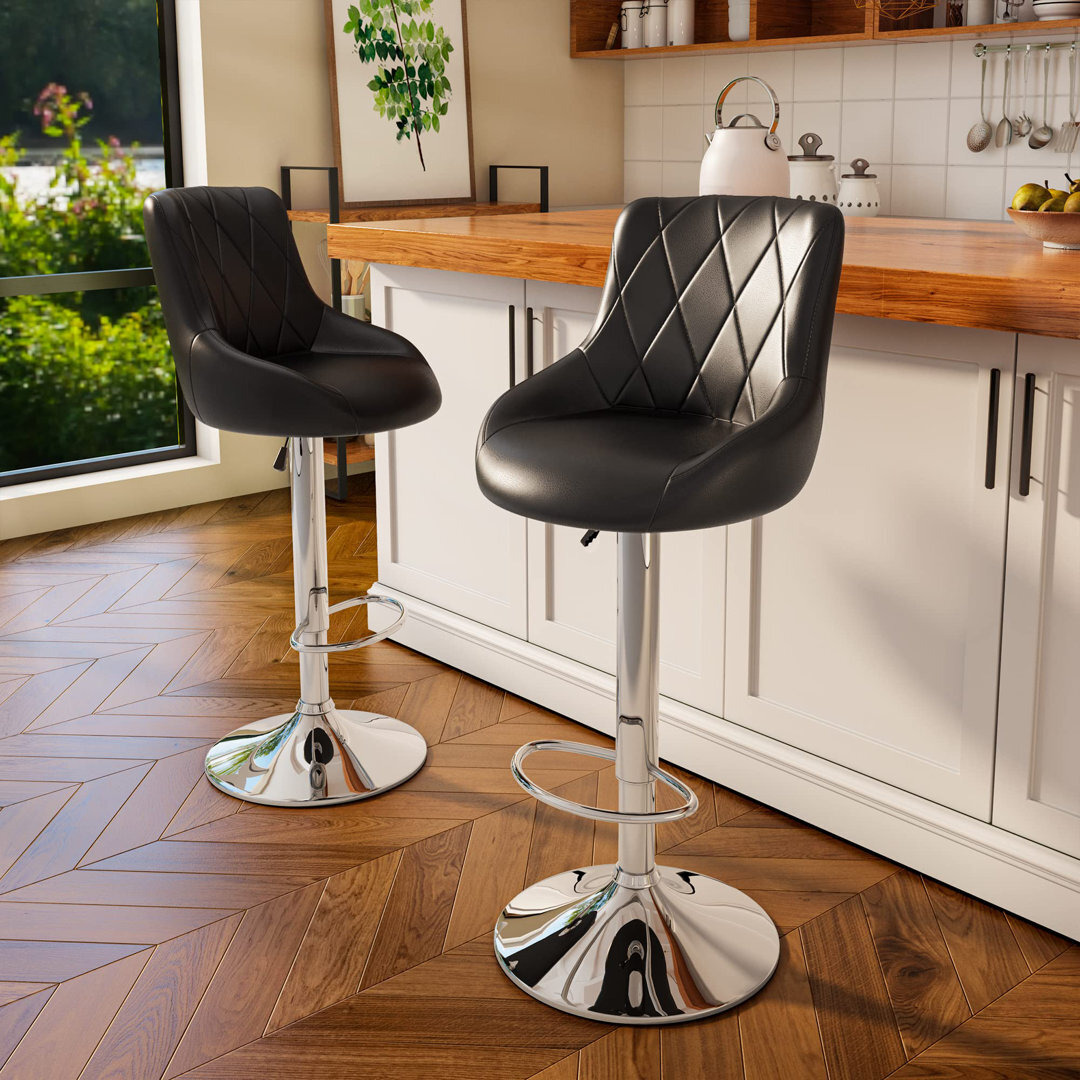 Low Back Leather Kitchen Bar Stools With Backs Lyndon Low Back