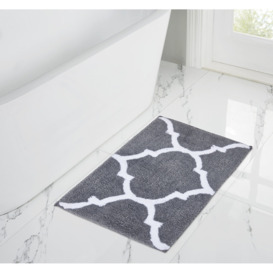 Super Soft and Highly Absorbent with Reversible Rectangle Bath Mat