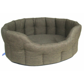 Finnley Premium Oval Basket Weave Softee Dog Bed