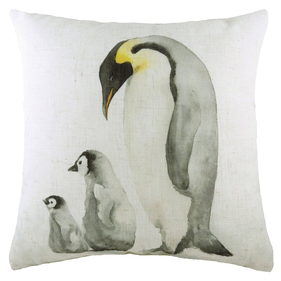 Eide Penguin Family Cushion with Filling