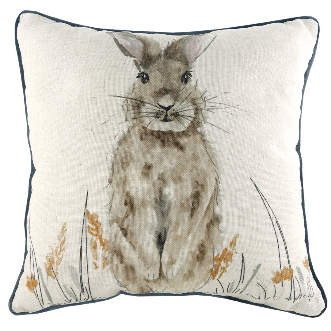 Alviva Oakwood Hare Cushion with Filling