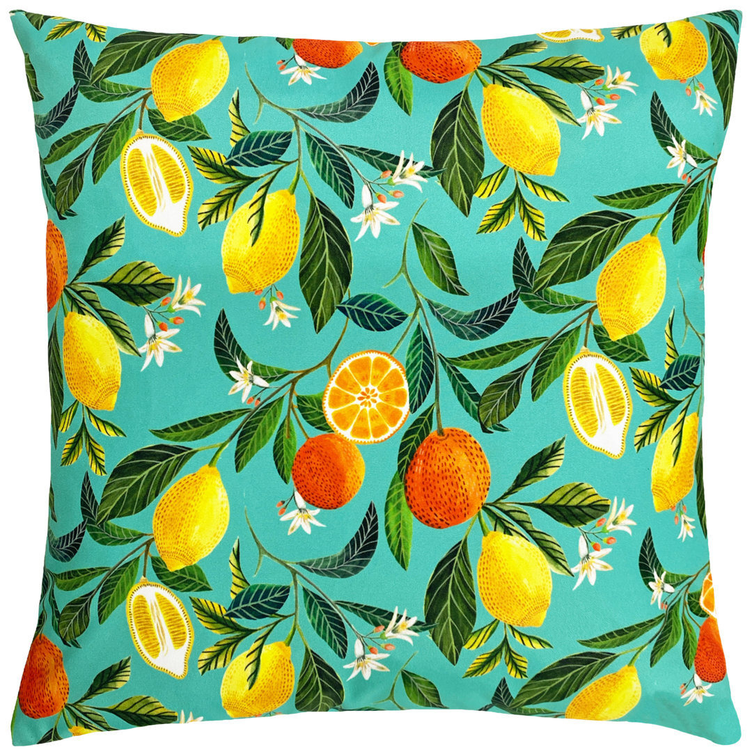 Bouscat Indoor / Outdoor Floral Scatter Cushion with Filling