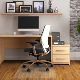 FloortexÂ® PVC Rectangular Chair Mat for Hard Floor