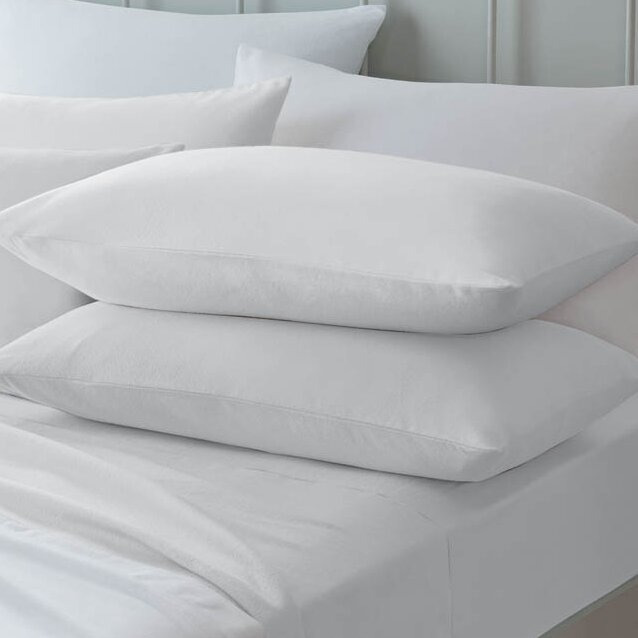 Brushed Cotton Standard Pillowcase Pair