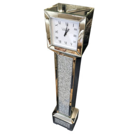 Aquilae Crushed Diamante Jewel 143cm Grandfather Clock