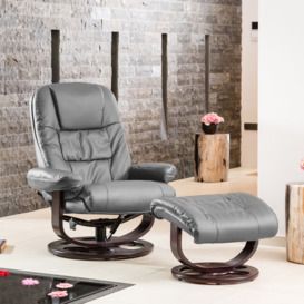 Robeson Manual Swivel Recliner with Massager