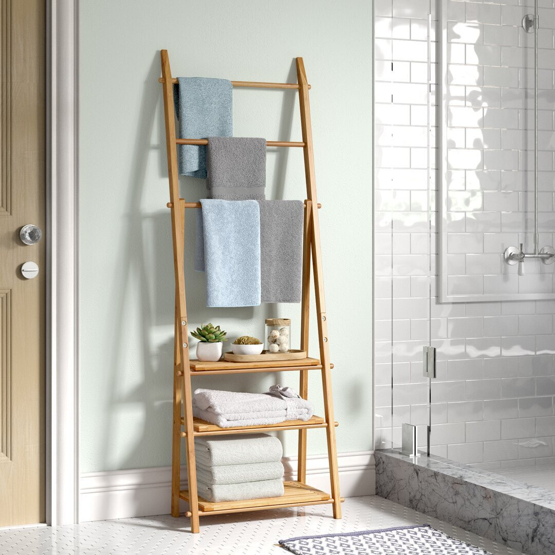 Ault Bamboo Free-Standing Towel Rack