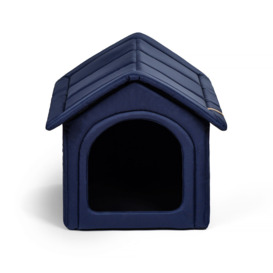 Dog Or Cat Kennel Home Color Navy Blue Size XL