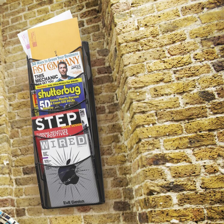 Wall Mounted Magazine Rack