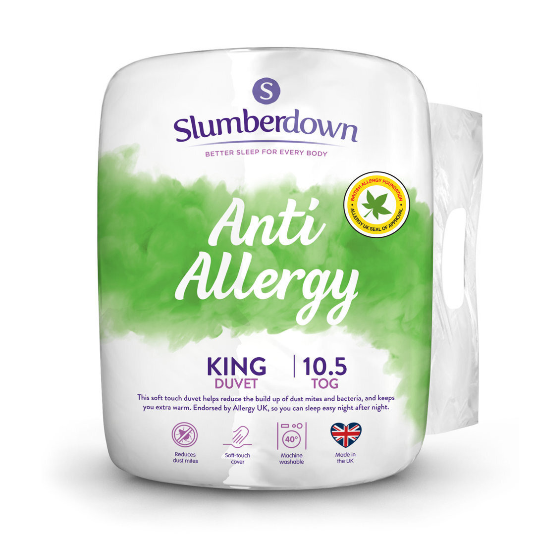 Slumberdown Anti Allergy Machine Washable Duvet