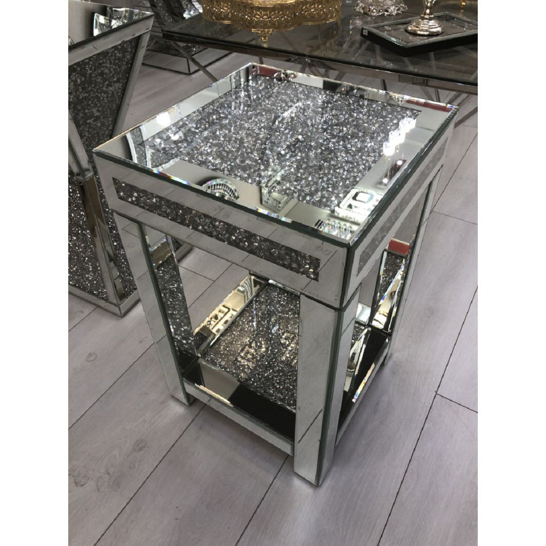 Roma Crushed Diamond Side Table