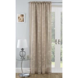 Linda Slot Top Sheer Curtain