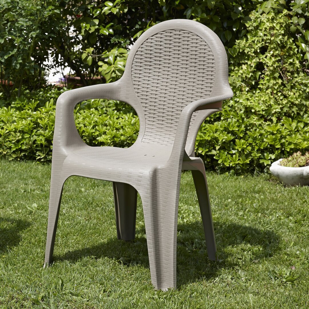 Seren Rattan Style Outdoor Stacking Dining Chair