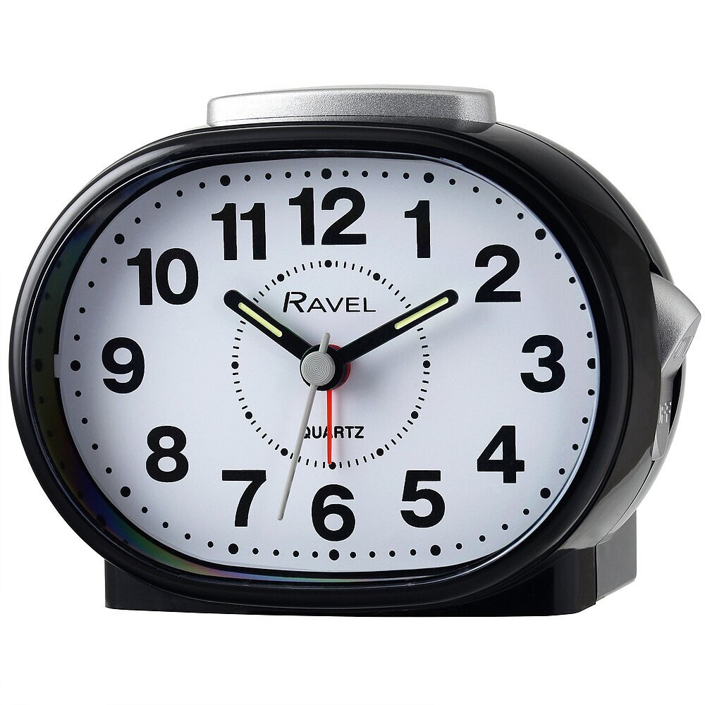 Shipley Analog Quartz Alarm Tabletop Clock