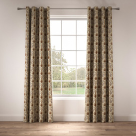 Made to Order - Nouveau Heron Eyelet Room Darkening Thermal Sliding Panel Curtains