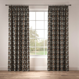 Made to Order - Nouveau Heron Pencil Pleat Room Darkening Thermal Sliding Panel Curtains