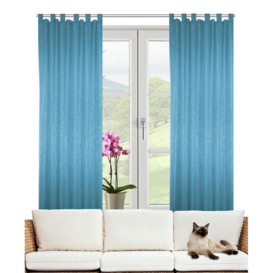 Friedland Synthetic Tab Top Curtain Pair, Opaque