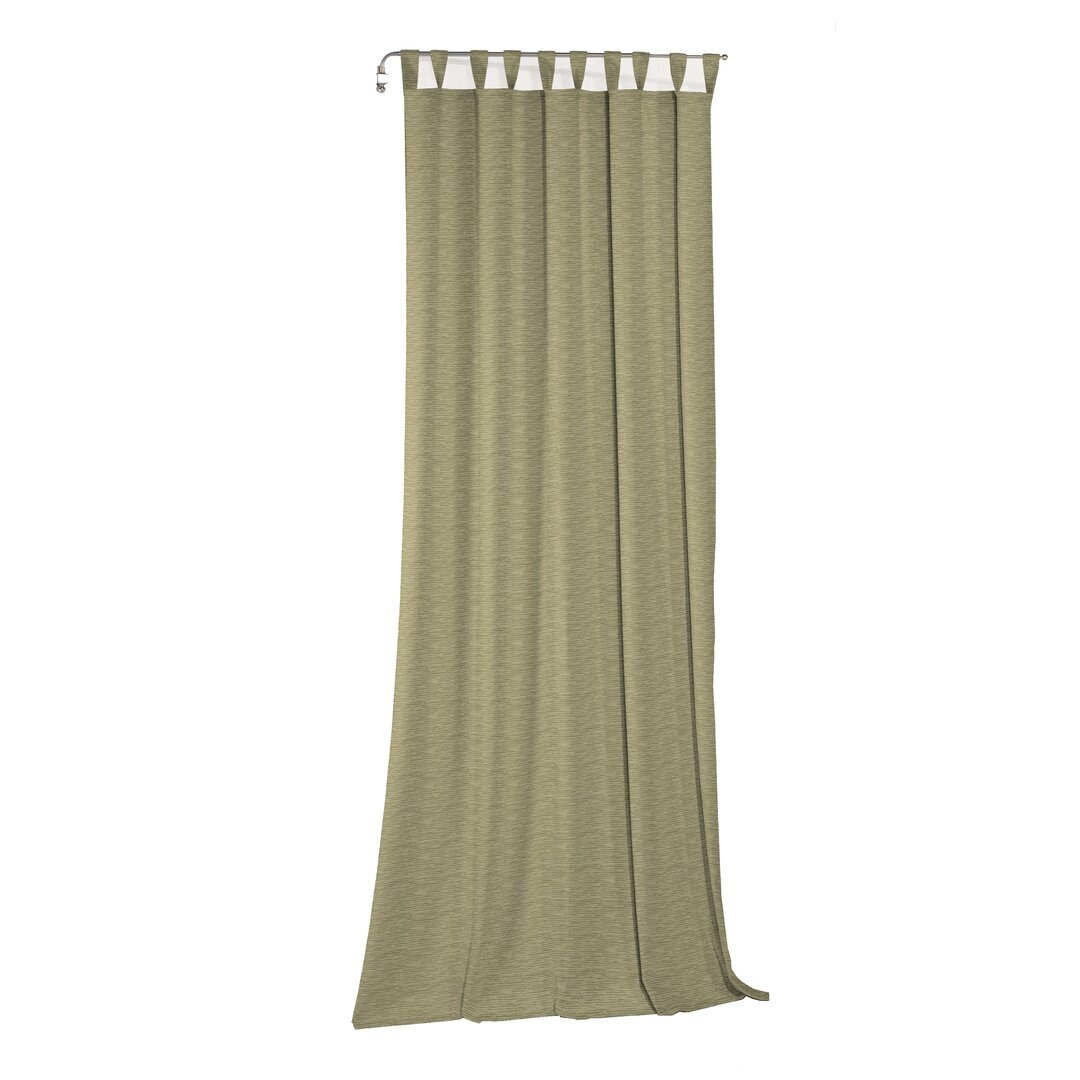 Beloit Synthetic Tab Top Curtain Single Panel, opaque